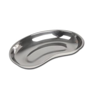 Bacinella Reniforme Inox AISI 304 Autoclavabile 121°C 254x141x33 mm - 20 pz - 1