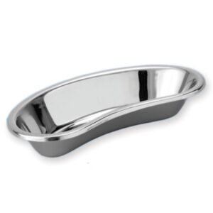 Bacinella Reniforme in Acciaio Inox Autoclavabile Economica 207x98x39 mm Bordi C