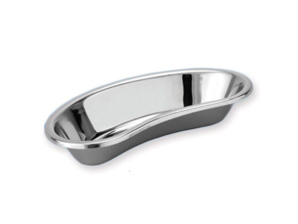 Bacinella Reniforme in Acciaio Inox Autoclavabile Economica 207x98x39 mm Bordi C