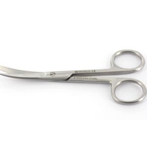 Forbice Chirurgica Curva in Acciaio Inox con Punte Alterne 14,5 cm - 40 pezzi - 1