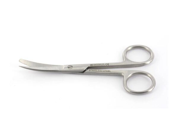Forbice Chirurgica Curva in Acciaio Inox con Punte Alterne 14,5 cm - 40 pezzi