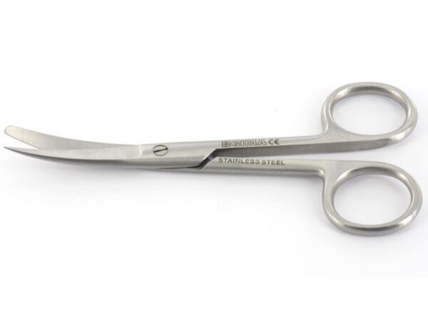 Forbice Chirurgica Curva in Acciaio Inox con Punte Alterne 20 cm - 20 pezzi