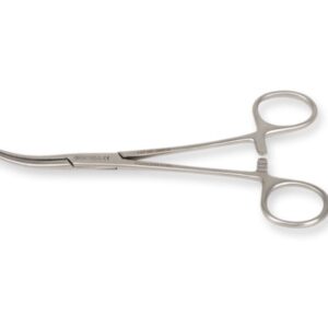 Pinza Reggiteli Crile Curva in Acciaio Inox 16 cm - 30 pezzi - 1