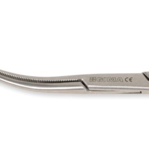 Pinza Reggiteli Crile Curva in Acciaio Inox 16 cm - 30 pezzi - 2