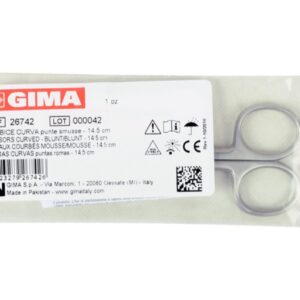 Forbici Chirurgiche Curve Punte Smusse in Acciaio Inox 14,5 cm - 40 pezzi - 2