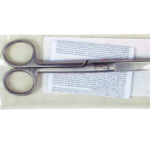 Forbici Chirurgiche Curve Punte Smusse in Acciaio Inox 14,5 cm - 40 pezzi - 3