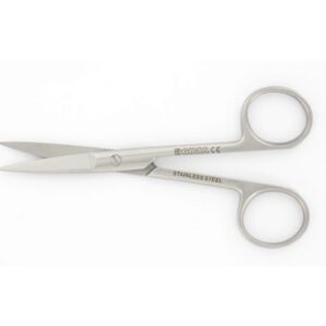 Forbice Chirurgica Retta Punte Acute in Acciaio Inox - 14,5 cm - 40 pezzi - 1