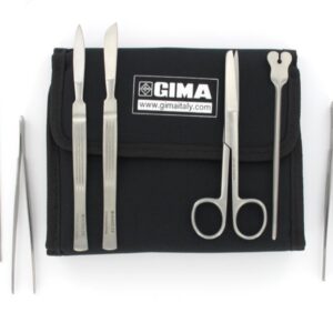 Trousse Ferri Chirurgici Standard in Nylon con 9 Ferri - 6 pezzi