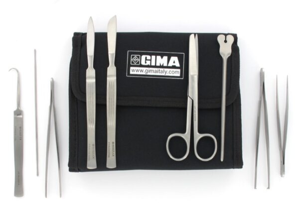 Trousse Ferri Chirurgici Standard in Nylon con 9 Ferri - 6 pezzi