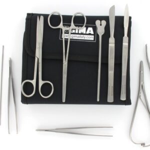 Trousse Ferri Chirurgici Suprema in Nylon con 11 Ferri - 3 pezzi