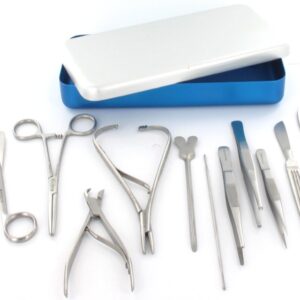 Trousse Suprema con 11 Ferri Chirurgici in Scatola di Alluminio - 2 pezzi