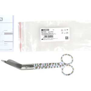 Forbici per Bende in Acciaio Inox Fantasia Bruco 18 cm - 20 pezzi - 3