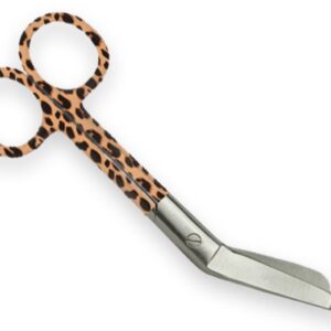Forbici per Bende in Acciaio Inox Fantasia Leopardo 14 cm - 25 pezzi - 1