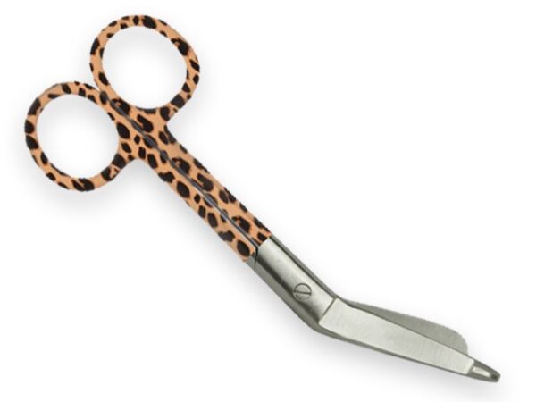 Forbici per Bende in Acciaio Inox Fantasia Leopardo 14 cm - 25 pezzi