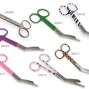Forbici per Bende in Acciaio Inox Fantasia Leopardo 14 cm - 25 pezzi - 2