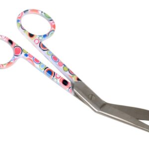 Forbici per Bende in Acciaio Inox Fantasia Bolle 14 cm - 25 pezzi - 1