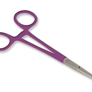 Pinza Emostatica Retta in Acciaio Inox con Anelli Viola 16 cm - 20 pezzi - 1
