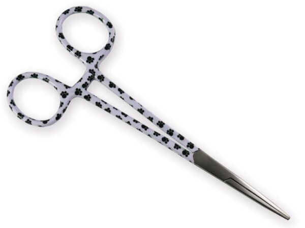 Pinza Emostatica Retta in Acciaio Inox Fantasia Orme 16 cm - 15 pezzi