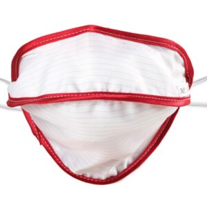 Mascherina Riutilizzabile Mycroclean BFE 99,8% Tipo II, Bianca/Rossa - 20 pezzi - 1