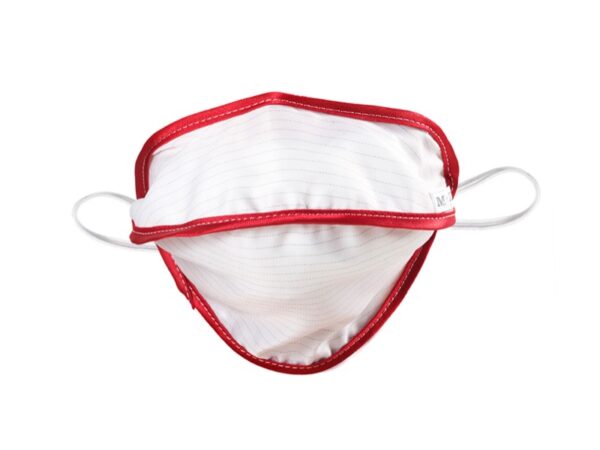 Mascherina Riutilizzabile Mycroclean Junior/Adulti Small Bianco/Rosso - 20 pz
