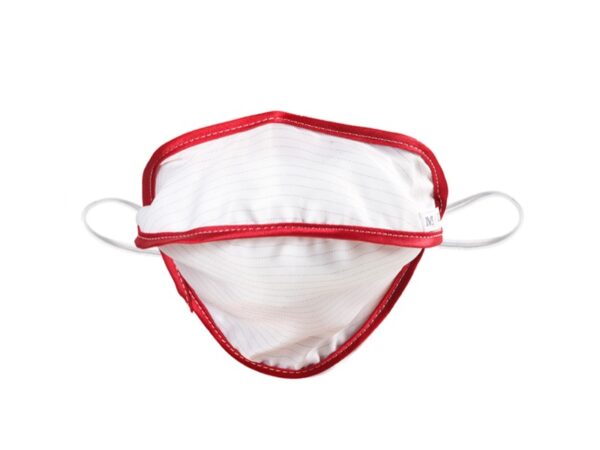 Mascherina Riutilizzabile Mycroclean Kid Tipo II BFE 99,8% Bianca/Rossa - 20 pz