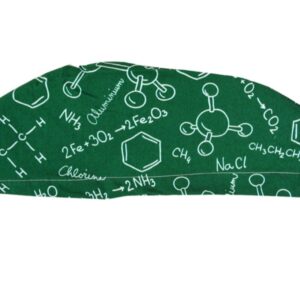 Cappellino Chirurgico Fantasia Chimica Taglia M con Laccetti Regolabili - 15 pz - 1