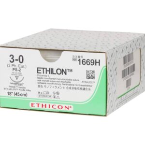 Ethicon Ethilon Sutura Monofilamento Non Assorb. 3/0 Ago 19 mm 1669H - 36 pz - 1