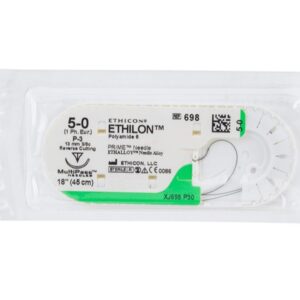 Ethicon Ethilon Sutura Monofilamento Non Assorb. 5/0 Ago 13 mm 698H - 36 pz - 2