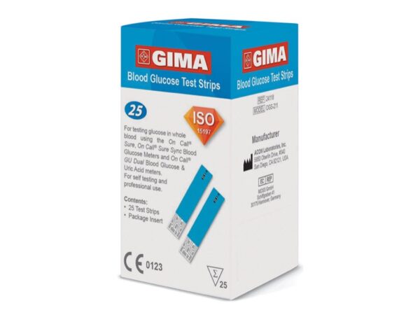 Strisce Reattive Glicemia per Glucometro Gima GB, FR, IT, ES, SI, BG - 375 pz
