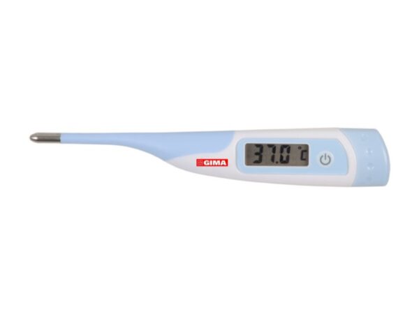 Termometro Digitale Istantaneo 8 Sec., Punta Flessibile, Allarme Febbre - 25 pz