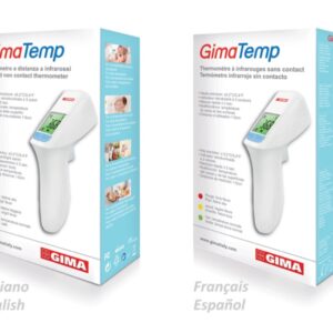 Termometro No Contact Gimatemp a Infrarossi Multifunzione - IT/GB/FR/ES - 6 pz - 2