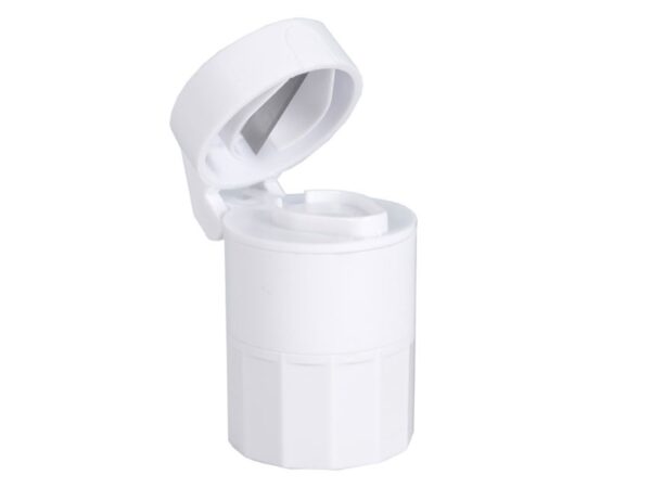 Taglia-Frantumapillole Combo 4 in 1 con Vano Portapillole e Bicchierino - 40 pz