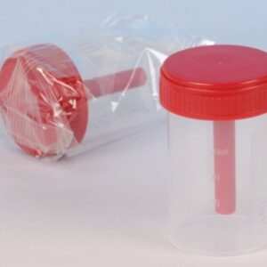 Contenitore Feci Coprotainer 60 ml Camera Bianca ISO8, Tappo a Vite - 1500 pz - 2