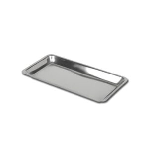 Vassoio Dentale in Acciaio Inox AISI 304 208x109x15 mm - 20 pezzi