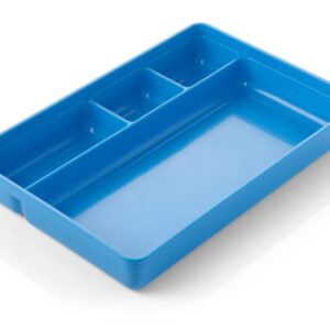 Vassoio Sagomato a Scomparti in Plastica Autoclavabile 270x180x41 mm - 8 pezzi