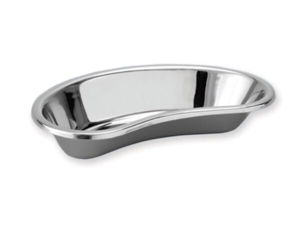 Bacinella Reniforme Inox Economica 247x122x43 mm Autoclavabile - 25 pz