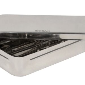 Scatola Strumenti Chirurgici Inox Autoclavabile 134°C - 18x8x4 cm - 12 pz - 2