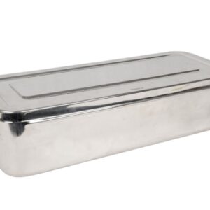 Scatola Portaferri in Acciaio Inox Autoclavabile 134°C 50x20x10 cm - 2 pezzi - 1