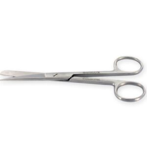 Forbice Chirurgica Retta in Acciaio Inox Punte Alterne 14,5 cm - 40 pezzi - 1