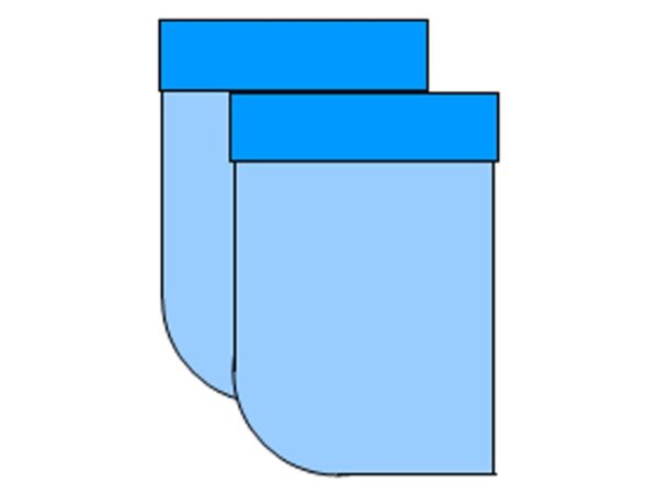 Paio di Gambali Sterili 79x129 cm per Urologia e Ginecologia - 40 pezzi