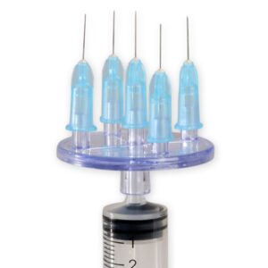Connettore Multi-Iniezione per Mesoterapia Circolare 5 Canali - 100 pezzi - 2