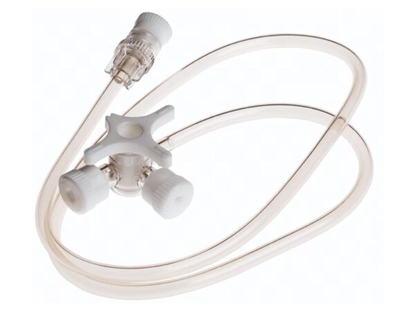 BD Connecta Plus Rubinetto a Tre Vie con Prolunga 50 cm 394951 - 100 pezzi