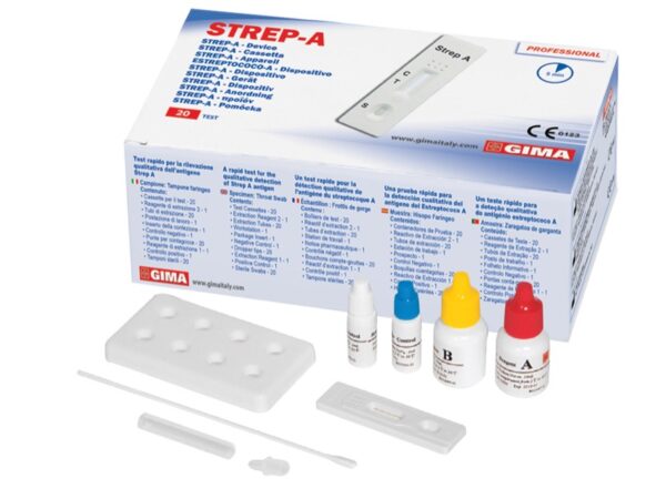 Test Rapido Strep-A Streptococco a Cassetta - 160 pezzi