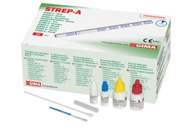 Test Strep-A Streptococco a Striscia - 150 pezzi