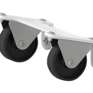 Kit di Ruote di Trasporto per Bilancia 25011 Optional - 5 kit da 2 pezzi - 1