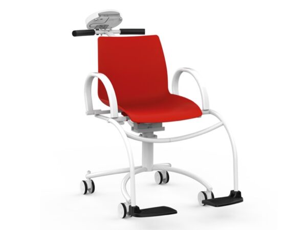 Wunder Bilancia Pesapersone Elettronica a Sedia DE20 250 kg Classe III Rossa