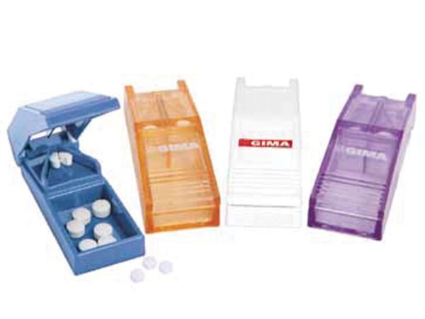 Tagliapillole Assortiti Bianco, Azzurro, Lavanda, Arancio, Trasparente - 120 pz