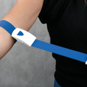 Laccio Emostatico Quick in Spandex/Elastan Blu - 50 pezzi - 3