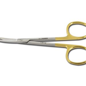 Forbici Iris in Carburo di Tungsteno Curve 11,5 cm Linea Gold - 6 pezzi