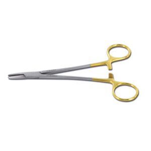 Porta Aghi Mayo Hegar in Carburo di Tungsteno Linea Gold 18 cm - 4 pezzi